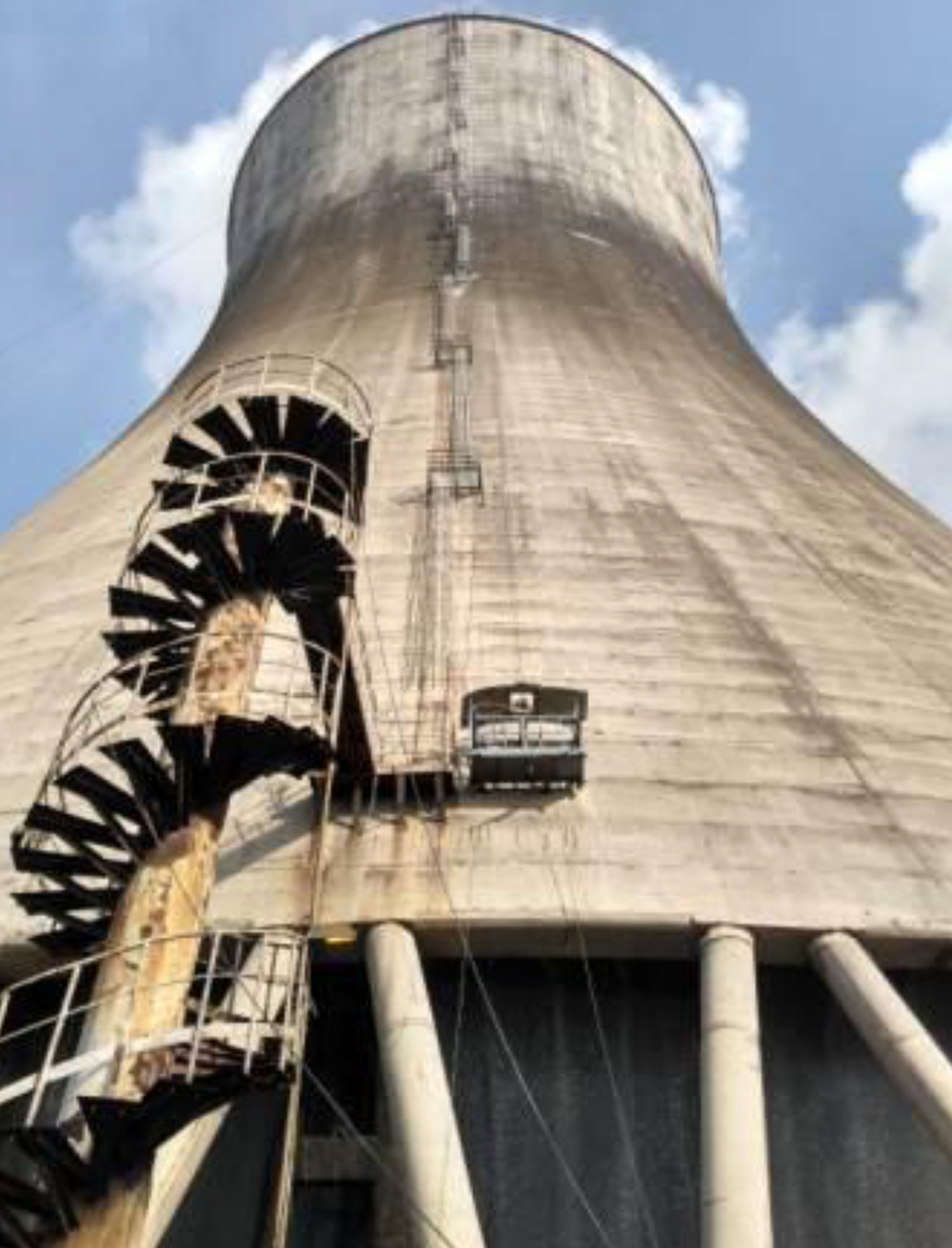 Cooling Tower Ladder & Handrail Repair Work